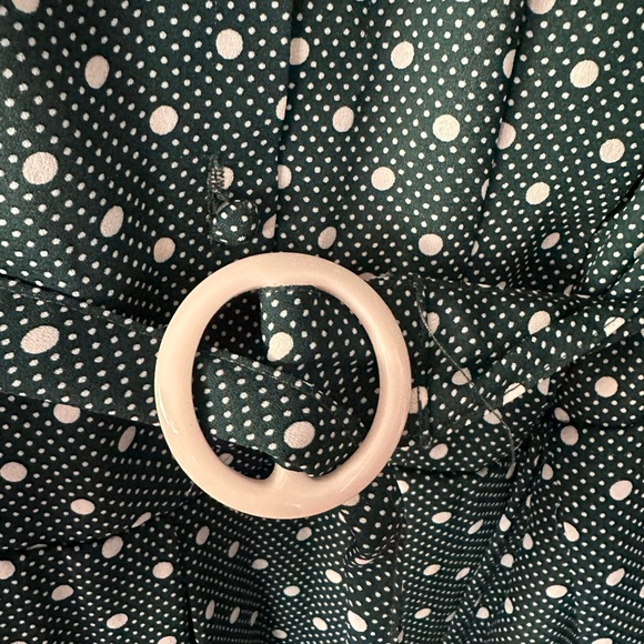 Polka dot collared dress - Picture 3 of 6